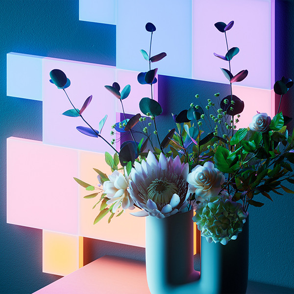 Nanoleaf Blocks Big Squares Smarter Kit | 1200-6500K + RGB | 6 stuks | startset  LNA00087 - 2