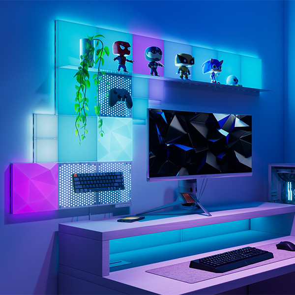 Nanoleaf Blocks Combo XL Smarter Kit | 1200-6500K + RGB | 10 stuks | startset  LNA00088 - 4