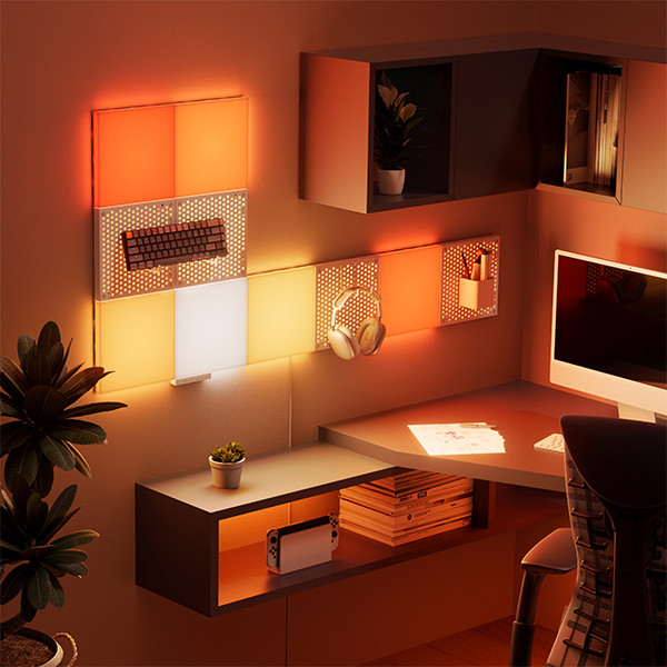 Nanoleaf Blocks Light Pegboard | 1200-6500K + RGB | 1 stuk | Uitbreidingsset  LNA00084 - 4