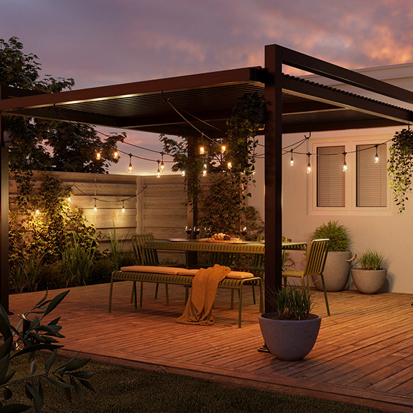 Nanoleaf Essentials Matter Smart Multicolour Outdoor String Light | 30 meter | Startset  LNA00075 - 3