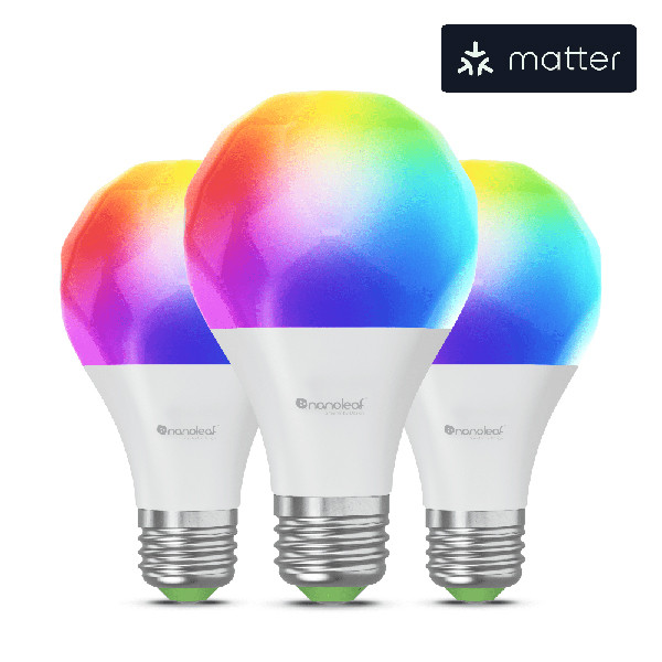 Nanoleaf Essentials Smart lamp E27 | 8.5W | RGB + 2700-6500K | 3 stuks  LNA00050 - 2
