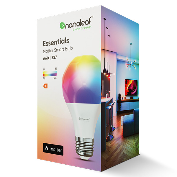 Nanoleaf Essentials Smart lamp E27 | 8.5W | RGB + 2700-6500K  LNA00049 - 1
