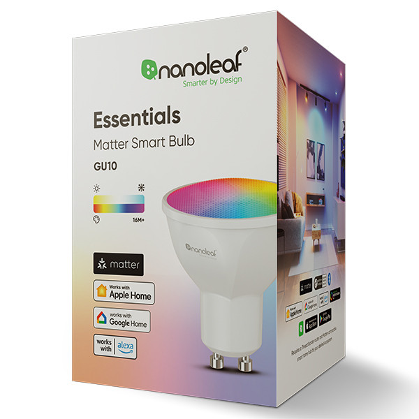 Nanoleaf Essentials Smart spot GU10 | 5W | RGB + 2700-6500K  LNA00054 - 1
