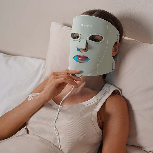 Nanoleaf LED Lichttherapie Gezichtsmasker | RGB + IR | Draagbaar & Oplaadbaar LNA00090 - 5