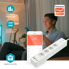 Nedis Nedif SmartLife Slimme stekkerdoos met energiemeter | Max. 3680W | Wit  LNE00194 - 4