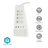 Nedis Nedif SmartLife Slimme stekkerdoos met energiemeter | Max. 3680W | Wit  LNE00194 - 6