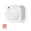 Nedis Slimme bewegingssensor | Lichtsensor | Batterij en USB voeding | Zigbee | Wit LNE00246 - 9