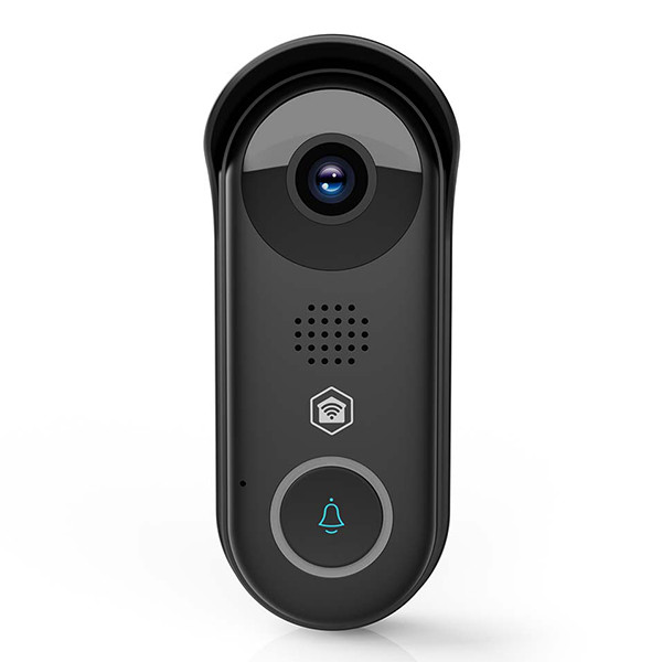 Nedis Slimme deurbel | Transformator | 1080p | Zwart | IP54 | WiFi (Tuya) | 1.5W LNE00212 - 1