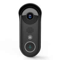 Nedis Slimme deurbel | Transformator | 1080p | Zwart | IP54 | WiFi (Tuya) | 1.5W LNE00212