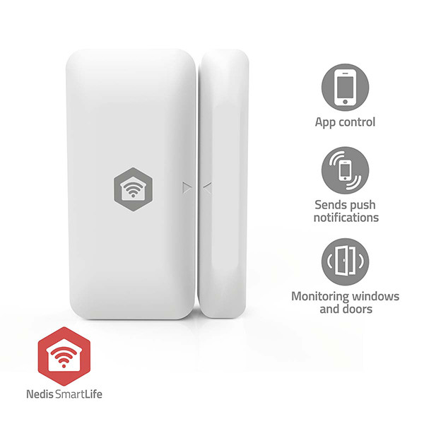 Nedis Slimme deur/raam sensor | Batterijvoeding | Zigbee | Wit LNE00245 - 4