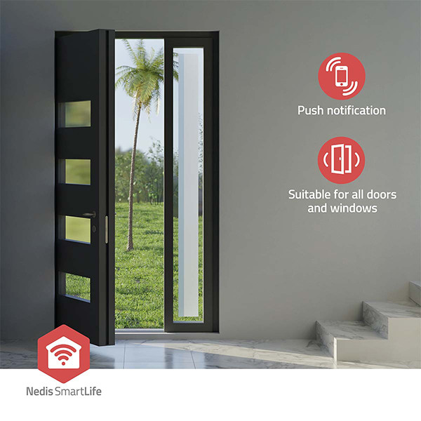 Nedis Slimme deur/raam sensor | Batterijvoeding | Zigbee | Wit LNE00245 - 7