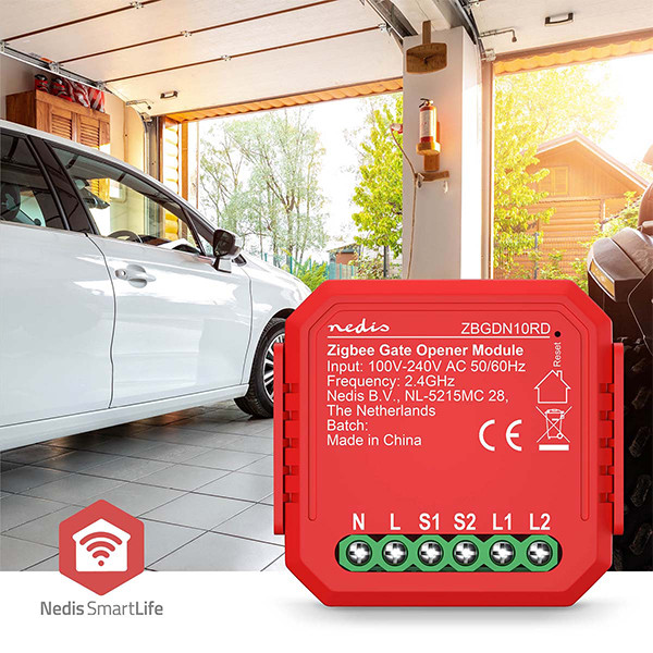 Nedis Slimme inbouwmodule | Garagedeur Opener | Zigbee | 2.5W LNE00241 - 4