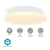 Nedis Slimme plafondlamp | Rond | Ø 26 cm | RGB + 2700-6500K | Wit | WiFi (Tuya) | 18W LNE00225 - 4