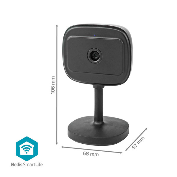 Nedis SmartLife Camera voor binnen | Wi-Fi | Full HD 1080p | Zwart  LNE00160 - 3