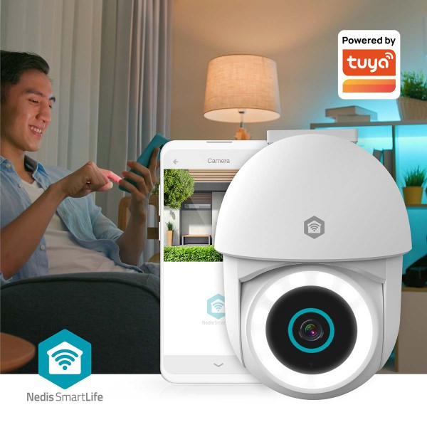 Nedis SmartLife Camera voor buiten | Wi-Fi | Full HD 1296p | IP65 | Wit  LNE00199 - 4