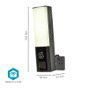 Nedis SmartLife Camera voor buiten | Wi-Fi | Omgevingslicht | Full HD 1080p | IP65 | Zwart  LNE00158 - 4