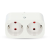 Nedis SmartLife Duo Smart Plug met energiemeter | Max. 3680W | Wit (NL)  LNE00197 - 2