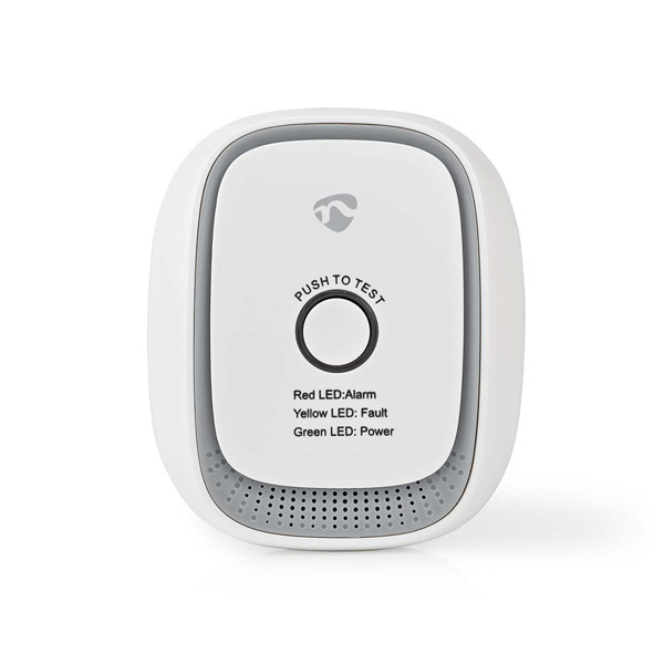 Nedis SmartLife Gasdetector | Zigbee 3.0 | Netvoeding | 75 dB | Wit  LNE00166 - 1