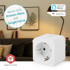 Nedis SmartLife Smart Plug met energiemeter | Max. 3680W | Zigbee | Wit  LNE00195 - 4