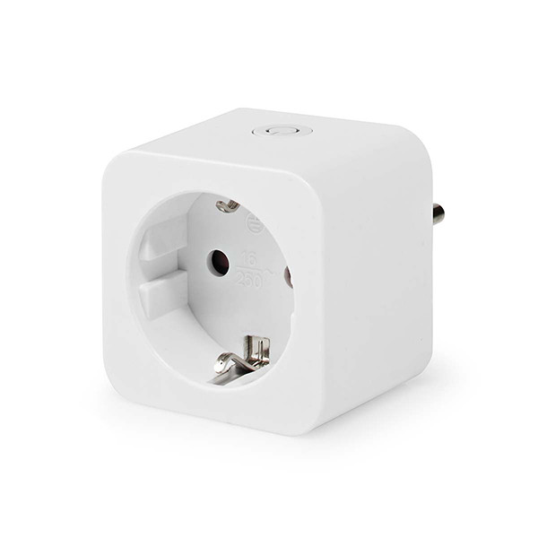 Nedis Smart Plug met energiemeter | Max. 3680W | Wit (NL)  LNE00100 - 1