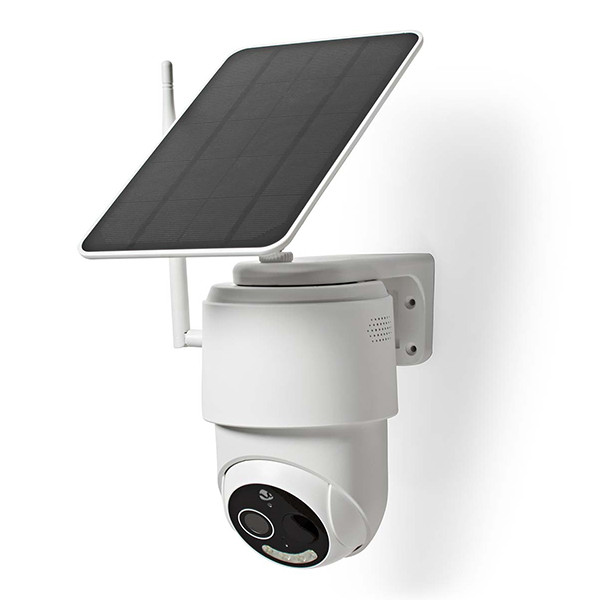 Nedis Smart beveiligingscamera met zonnepaneel | Full HD 1080p | IP65 | Wit  LNE00137 - 4