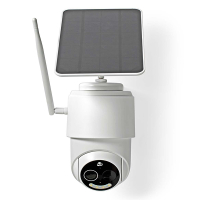Nedis Smart beveiligingscamera met zonnepaneel | Full HD 1080p | IP65 | Wit  LNE00137