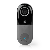 Nedis Smart deurbel | Bedraad | Full HD 1080p | Grijs/Zwart  LNE00138