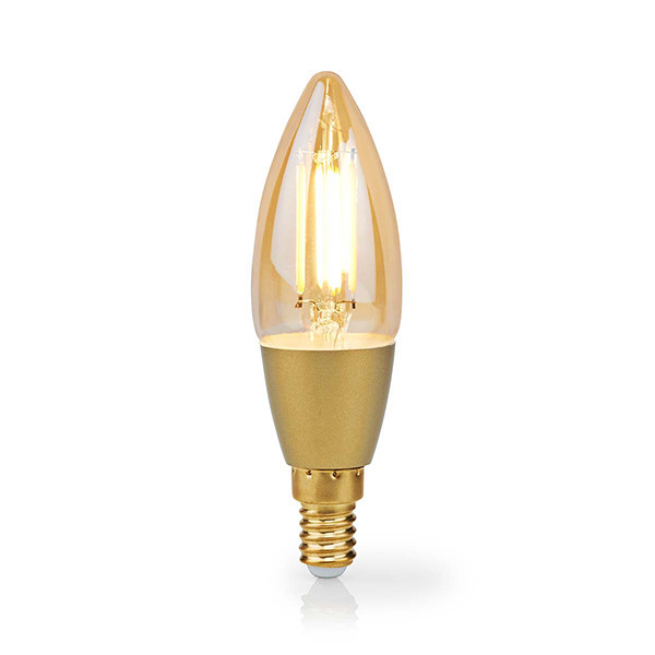Nedis Smart lamp E14 | Kaars B35 | 1800-3000K | Filament | Goud | 470 lumen | 4.9W  LNE00117 - 1