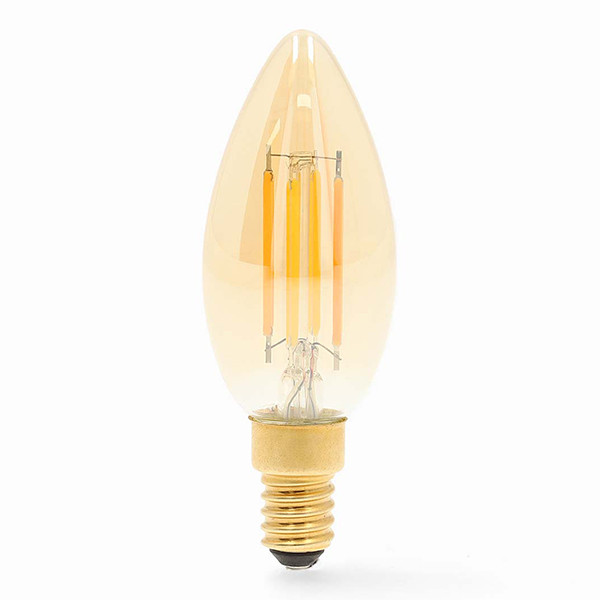 Nedis Smart lamp E14 | Kaars B35 | Goud | 1800-3000K | WiFi (Tuya) | 4.9W LNE00117 - 2