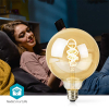 Nedis Smart lamp E27 | Globe G125 | Goud | 1800-6500K | WiFi (Tuya) | 4.9W LNE00230 - 4