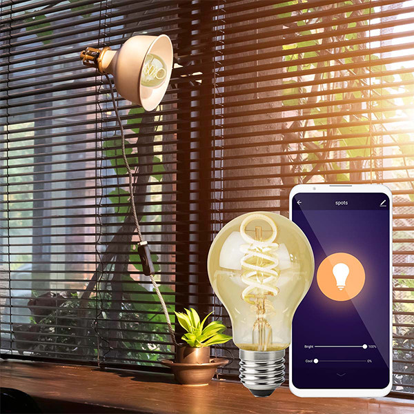 Nedis Smart lamp E27 | Peer A60 | Goud | 1800-6500K | WiFi (Tuya) | 4.9W LNE00229 - 5