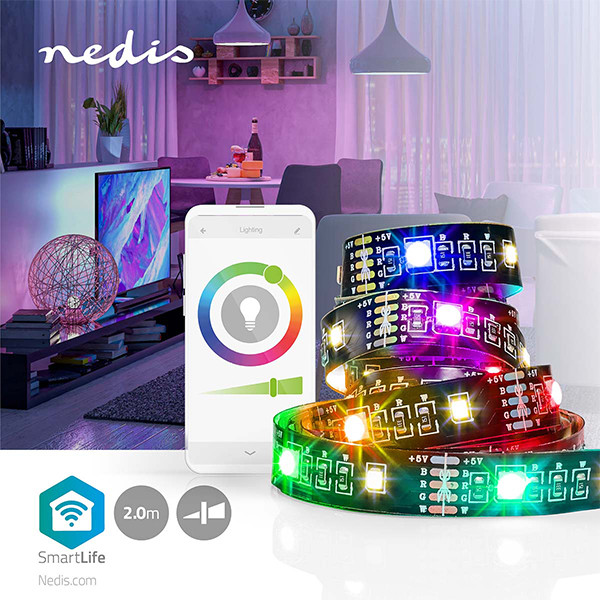 Nedis Smart led strip | 2 meter | RGBW | Bluetooth | 4W LNE00201 - 2