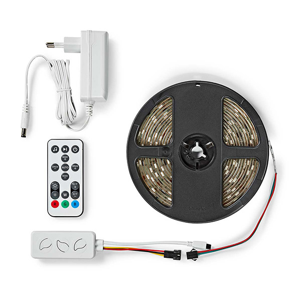 Nedis Smart led strip | 5 meter | RGB + 2700K | 960 lumen | 24W  LNE00132 - 5