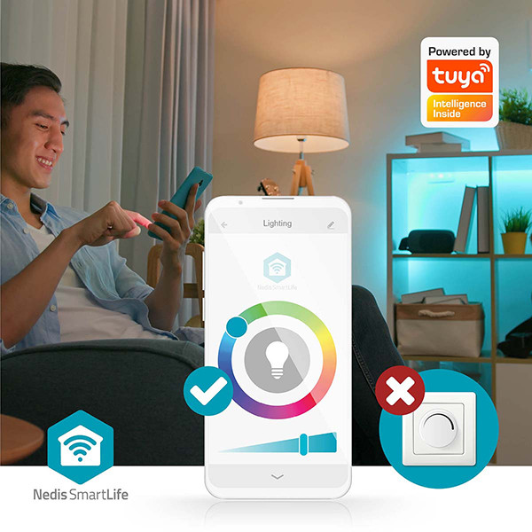 Nedis Smart plafondlamp | Ø 29 cm | RGB + 2700-6500K | 1800 lumen | 18W  LNE00126 - 2