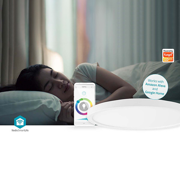 Nedis Smart plafondlamp | Ø 29 cm | RGB + 2700-6500K | 1800 lumen | 18W  LNE00126 - 3