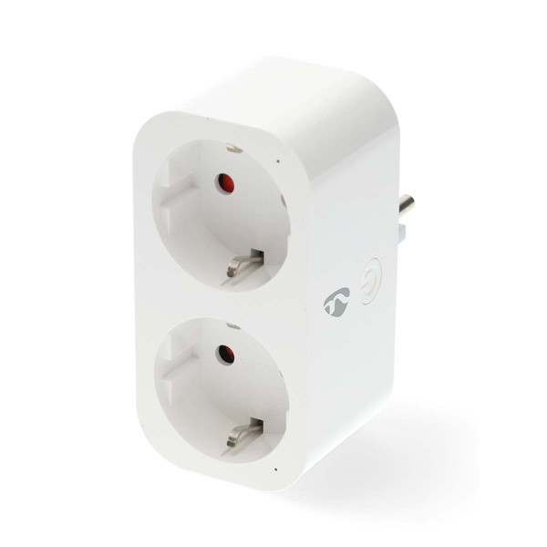 Nedis Smart plug | inclusief energiemeter | Max. 3680W | WiFi (Tuya) | IP20 | Wit (NL) LNE00197 - 1