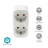Nedis Smart plug | inclusief energiemeter | Max. 3680W | WiFi (Tuya) | IP20 | Wit (NL) LNE00197 - 7
