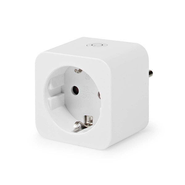 Nedis Smart plug | inclusief energiemeter | Max. 3680W | Zigbee | IP20 | Wit (NL) LNE00195 - 1