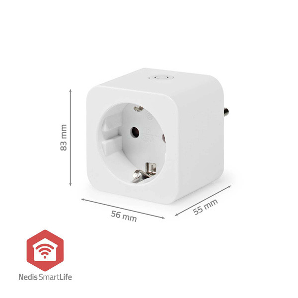 Nedis Smart plug | inclusief energiemeter | Max. 3680W | Zigbee | IP20 | Wit (NL) LNE00195 - 6