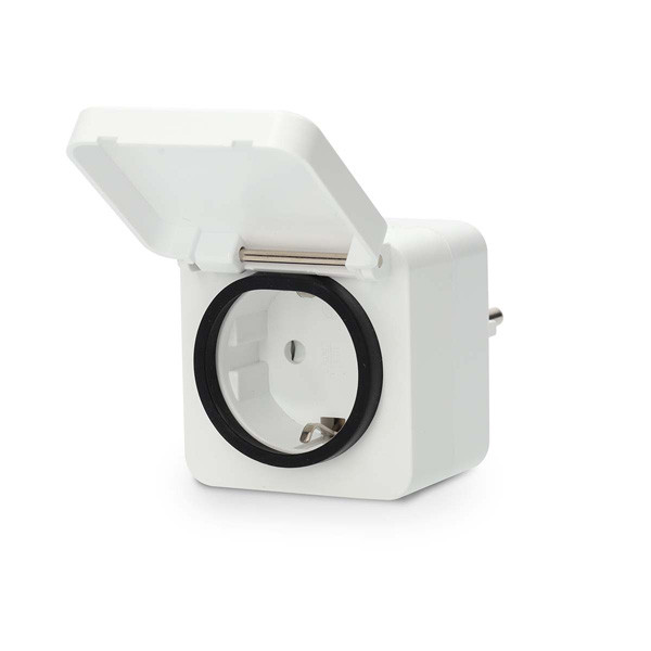Nedis Smart plug | inclusief energiemeter | Max. 3680W | Zigbee | IP44 | Wit (NL) LNE00196 - 1
