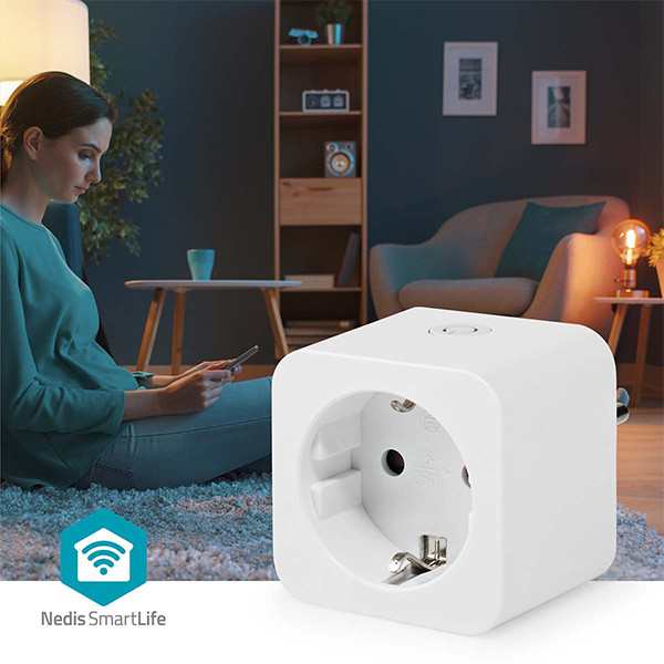 Nedis Smart plug | inclusief energiemeter | WiFi (Tuya) | Wit | 3680W | BE LNE00233 - 5