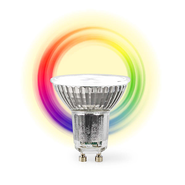 Nedis Smart spot GU10 | RGB + 2700-6500K | 345 lumen | 4.9W  LNE00115 - 1