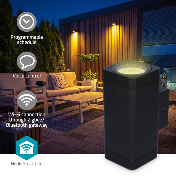 Nedis Smartlife Buitenlamp | RGB + 2700-6500K | 760 lumen | Bluetooth | 8.5W  LNE00183 - 2