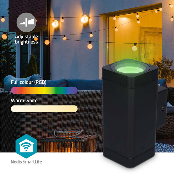 Nedis Smartlife Buitenlamp | RGB + 2700-6500K | 760 lumen | Bluetooth | 8.5W  LNE00183 - 5