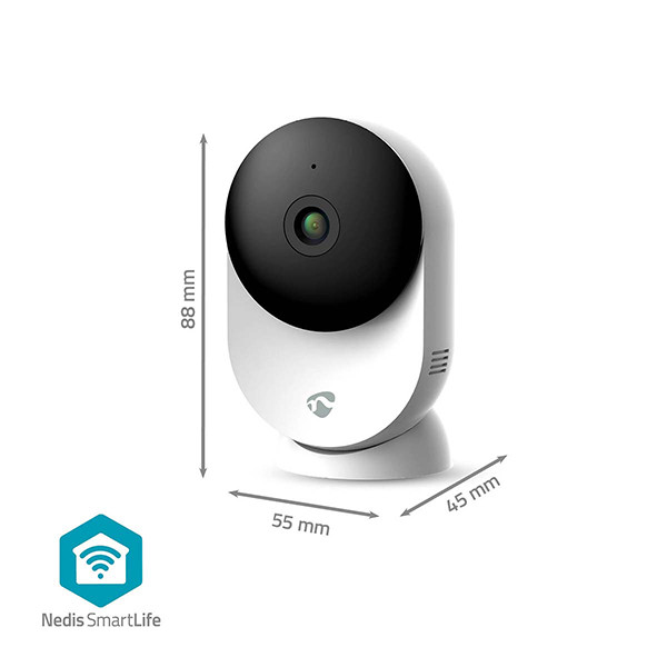 Nedis slimme camera | USB voeding | 1296p | Wit | IP20 | WiFi (Tuya) LNE00217 - 9