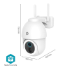 Nedis slimme camera | Zonne-energie | 1080p | Wit | IP65 | WiFi (Tuya) LNE00211 - 8
