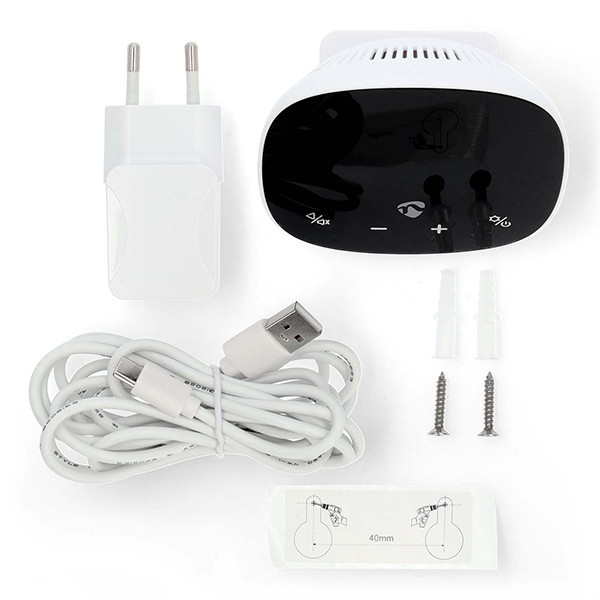 Nedis slimme luchtkwaliteitsmonitor | Inclusief display | Wi-Fi (Tuya) | Zwart LNE00234 - 9