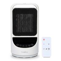 Nedis slimme ventilatorkachel | 2 Warmte Standen | Zwenkfunctie | Wit | WiFi (Tuya) | 1500W LNE00208