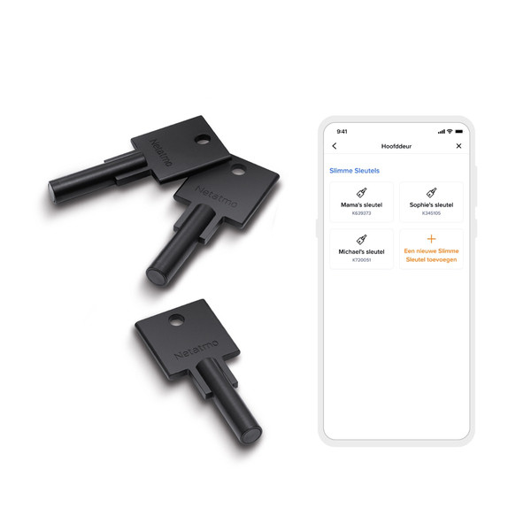Netatmo 3 Slimme sleutels voor Smart Door Lock  LNE00030 - 2