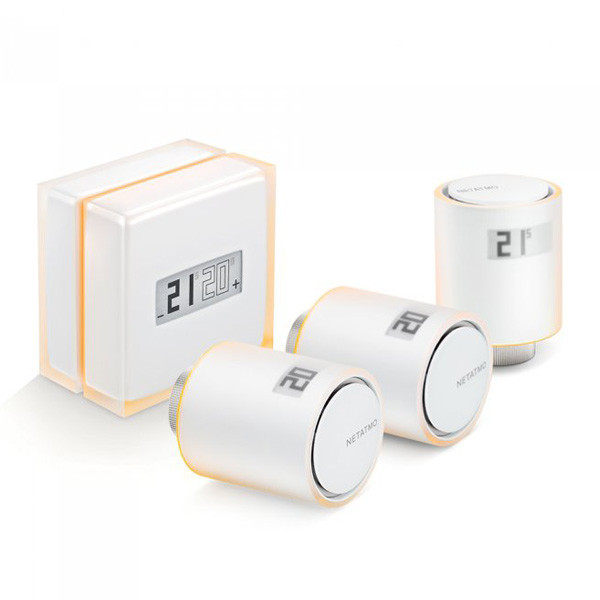 begroting Persoon belast met sportgame Instrueren Netatmo Pack | Slimme thermostaat met 3 slimme radiatorkranen Netatmo  123led.nl